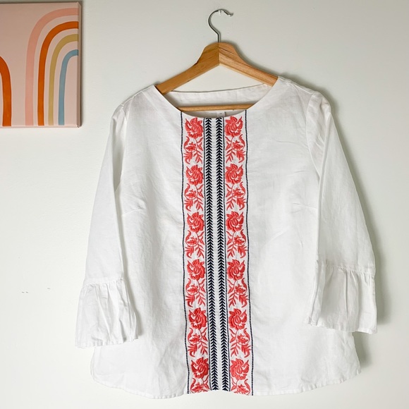 Charter Club Tops - Embroidered blouse women’s